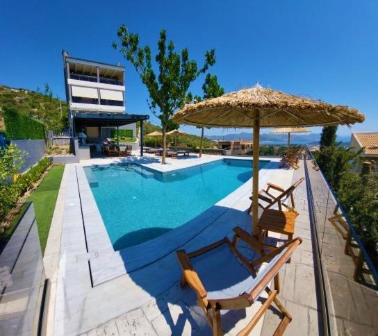 "Stergiou Luxury Apartments" Με Κοινη Πισινα Saronida Exterior foto