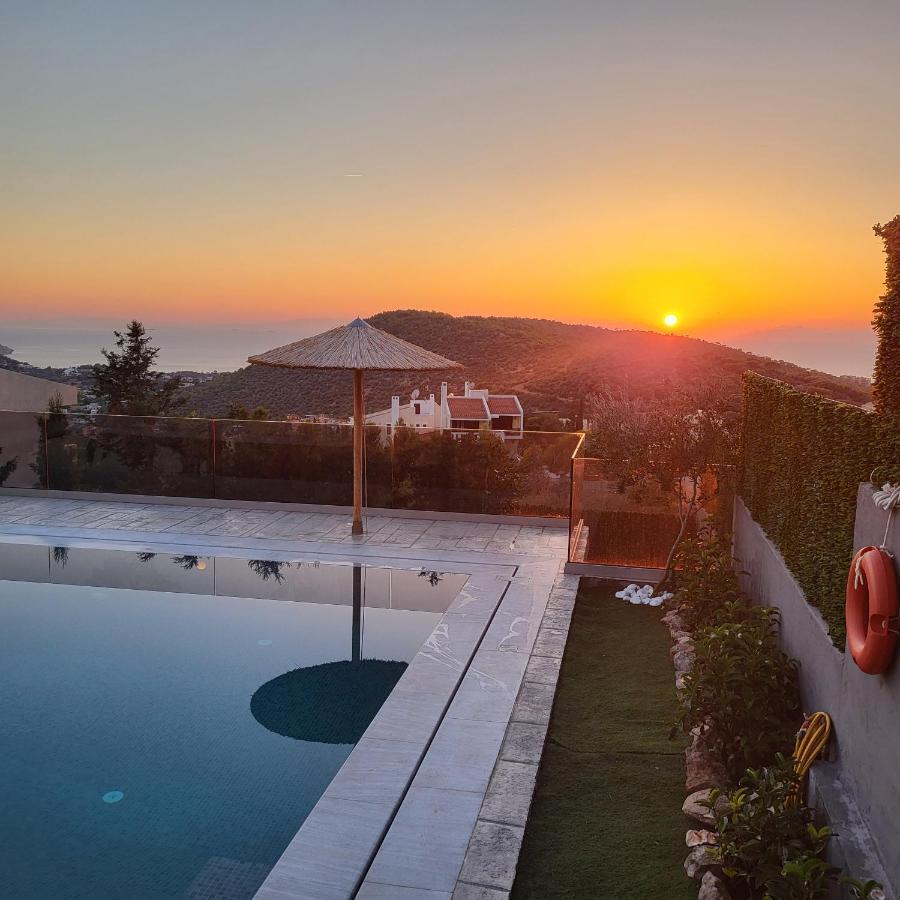 "Stergiou Luxury Apartments" Με Κοινη Πισινα Saronida Exterior foto
